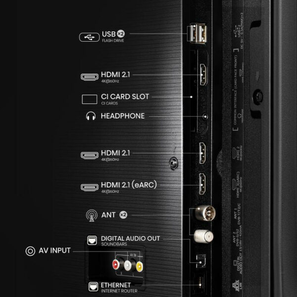 Hisense 50E7NQ Smart Τηλεόραση 50" 4K UHD QLED  HDR - Image 4