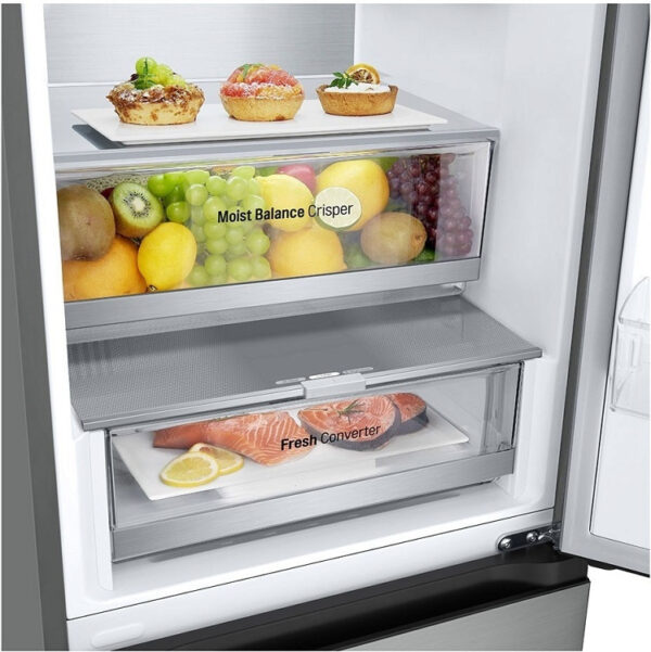 LG GBV5240DPY 387lt Total NoFrost Υ203xΠ59.5xΒ68.2εκ. Inox - Image 5