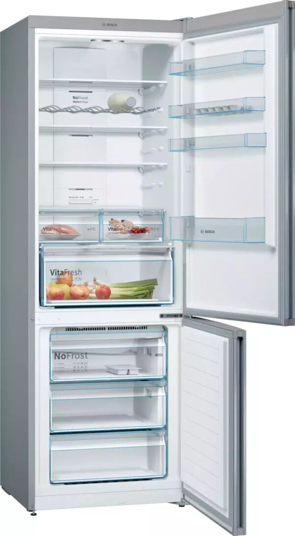 Bosch KGN49XIEA Ψυγειοκαταψύκτης 438lt NoFrost Υ203xΠ70xΒ67εκ. Inox - Image 3