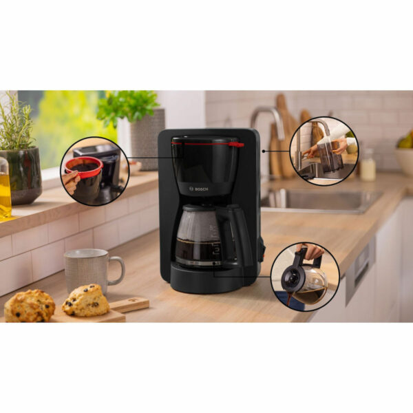 BOSCH TKA2M113 Καφετιέρα φίλτρου/Γαλλικού Black - Image 5