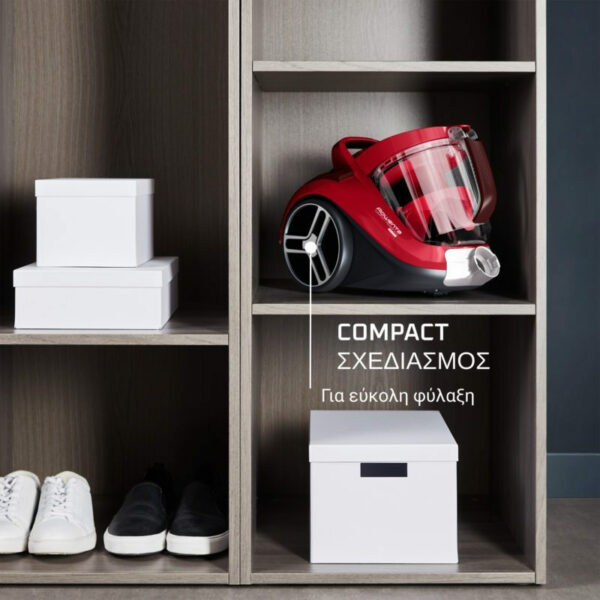 Rowenta RO4B13EA Ηλεκτρική Σκούπα 750W με Κάδο 2.5lt Κόκκινη - Image 7