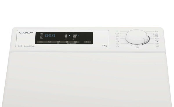 Candy TCA273D3-S Πλυντήριο Ρούχων Άνω Φόρτωσης 7kg 1200 Στροφών AI Weight Sense - Image 5