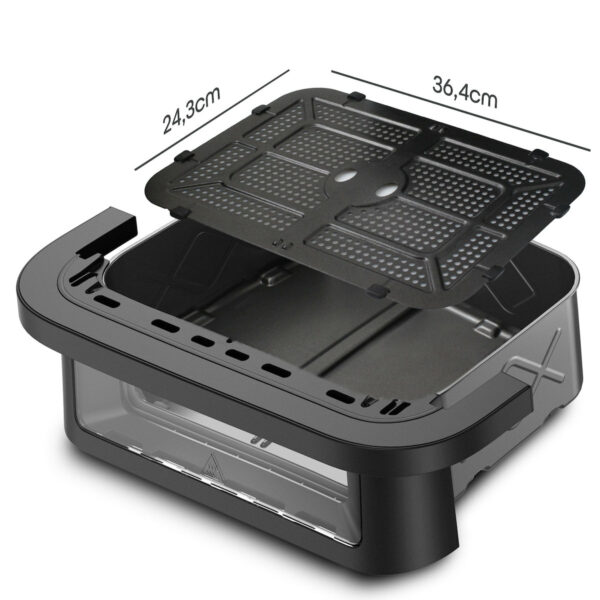 Rohnson R-2881 Air Fryer με Διπλό Αποσπώμενο Κάδο 11.5lt Γκρι - Image 8