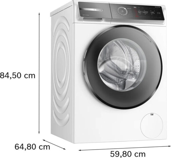 Bosch Πλυντήριο Ρούχων 10kg με Ατμό 1400 Στροφών WGB25411GR - Image 6