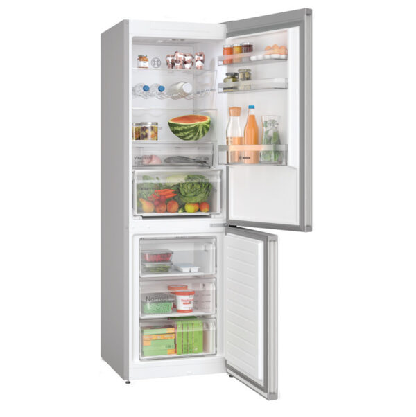 Bosch KGN367LDF 321lt Total NoFrost Υ186xΠ60xΒ66.5εκ. Inox - Image 3