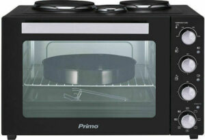 Primo PREO-40253 Ηλεκτρικό Φουρνάκι 50lt με 3 Εστίες και Αέρα