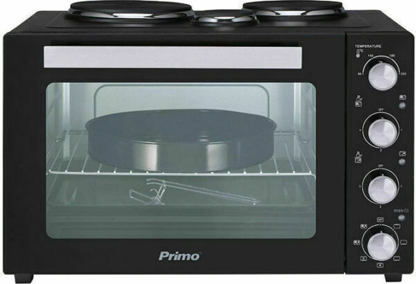 Primo PREO-40253 Ηλεκτρικό Φουρνάκι 50lt με 3 Εστίες και Αέρα