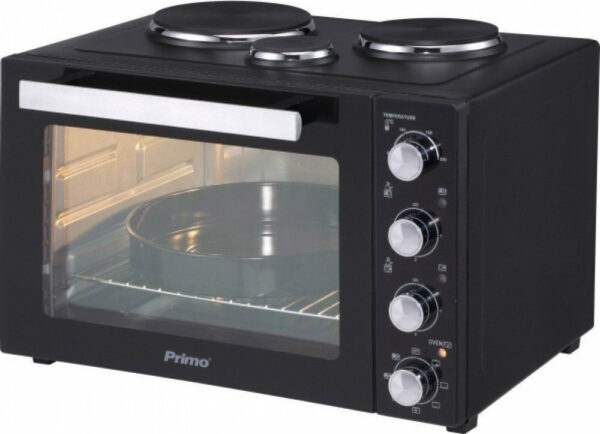 Primo PREO-40253 Ηλεκτρικό Φουρνάκι 50lt με 3 Εστίες και Αέρα - Image 2