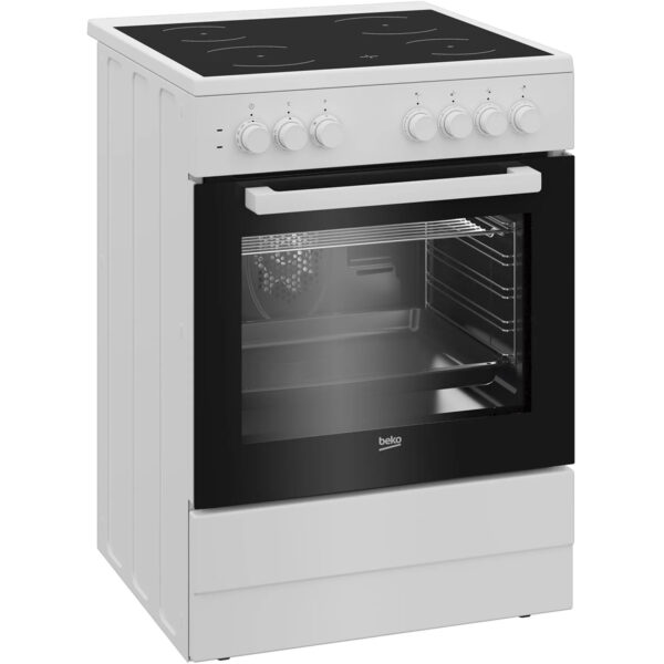 Beko CUV 6710 B Κουζίνα 72lt με Κεραμικές Εστίες Π60εκ. Λευκή - Image 2