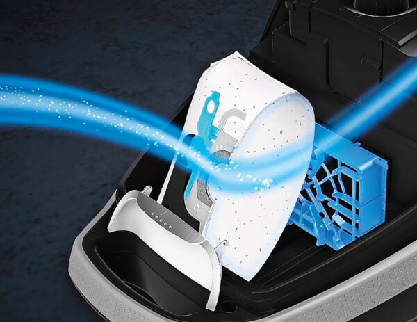 Siemens VSC7SIL1 Ηλεκτρική Σκούπα 650W με Σακούλα 5lt Λευκή - Image 4