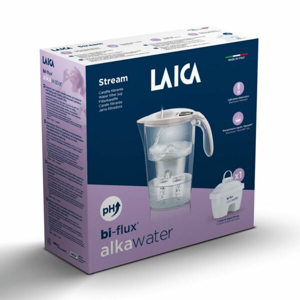 Laica Κανάτα Φιλτραρίσματος Νερού J31KF Stream Alkawater - Image 3