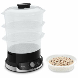 Tefal VC2048 Ultracompact Ατμομάγειρας με 3 Επίπεδα Μαγειρέματος 9lt