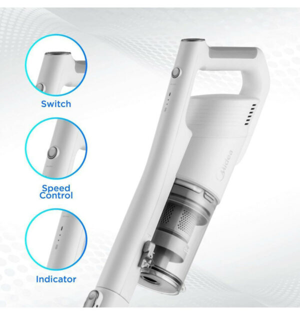 Midea 20Q0BW Επαναφορτιζόμενο Σκουπάκι Stick 21.6V - Image 5