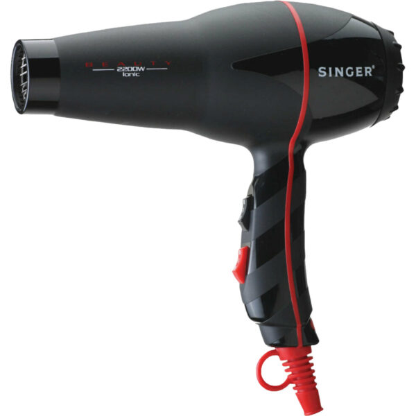 Singer Beauty AC Ionic Επαγγελματικό Πιστολάκι Μαλλιών 2200W - Image 2