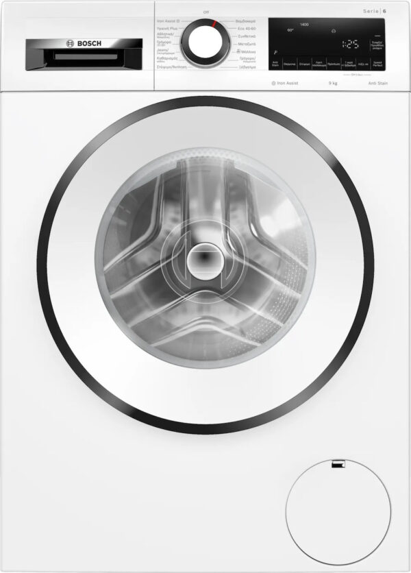Bosch Πλυντήριο Ρούχων 9kg Plus 5 Χρ. Εγγύηση Επίσημης Αντιπροσωπείας 1400 Στροφών WGG244Z1GR