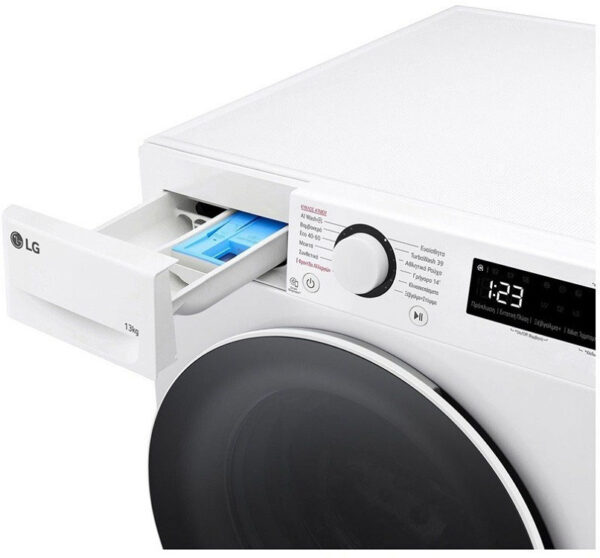 LG Πλυντήριο Ρούχων 13kg με Ατμό 1400 Στροφών F4R5013TSWW - Image 7