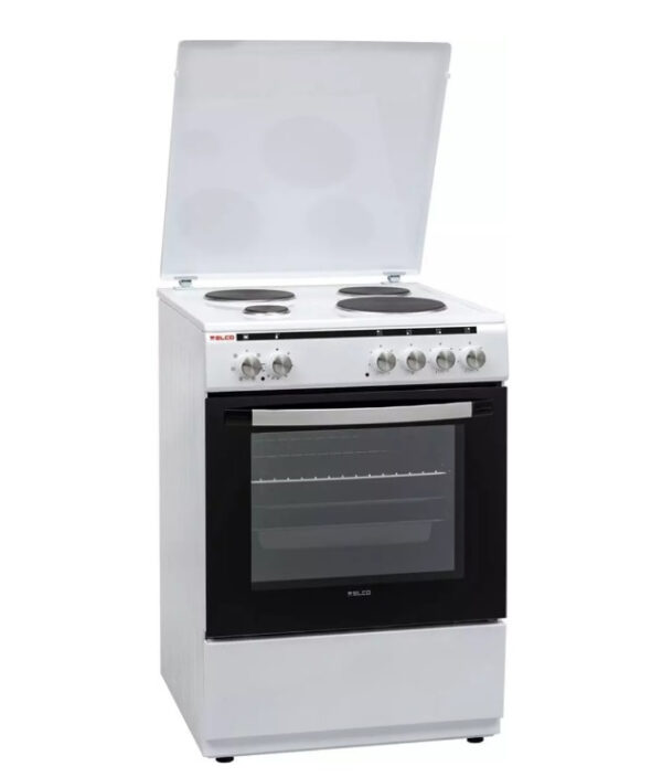 Elco 70217W Κουζίνα 65lt με Εμαγιέ Εστίες Π60εκ.