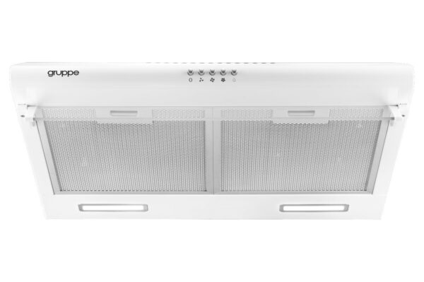 Gruppe Pratico 600 S-3002A-A01-M29-600 Ελεύθερος Απορροφητήρας 60cm Λευκός - Image 4