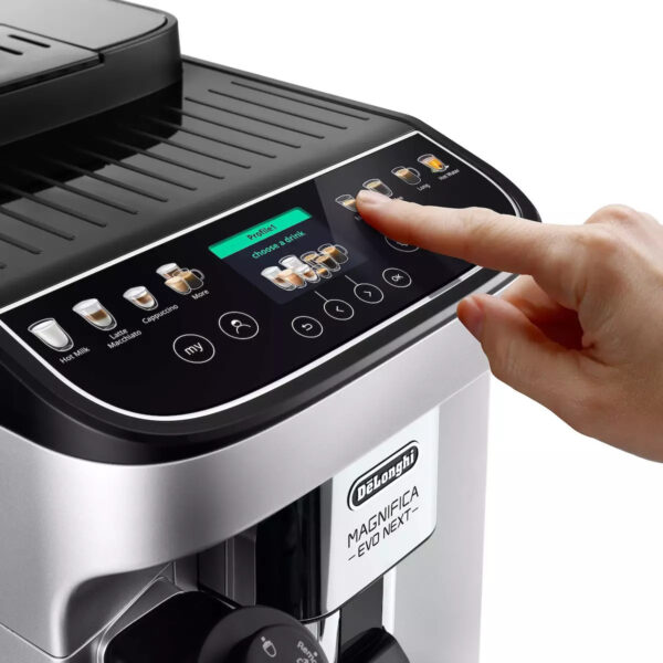 De'Longhi ECAM310.80.SB Magnifica Evo Next Αυτόματη Μηχανή Espresso 1450W Πίεσης 15bar με Μύλο Άλεσης Καφέ - Image 3