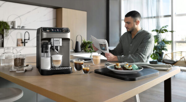 De'Longhi ECAM320.70.TB Magnifica Plus Αυτόματη Μηχανή Espresso 1450W Πίεσης 15bar για Cappuccino με Μύλο Άλεσης Γκρι - Image 5