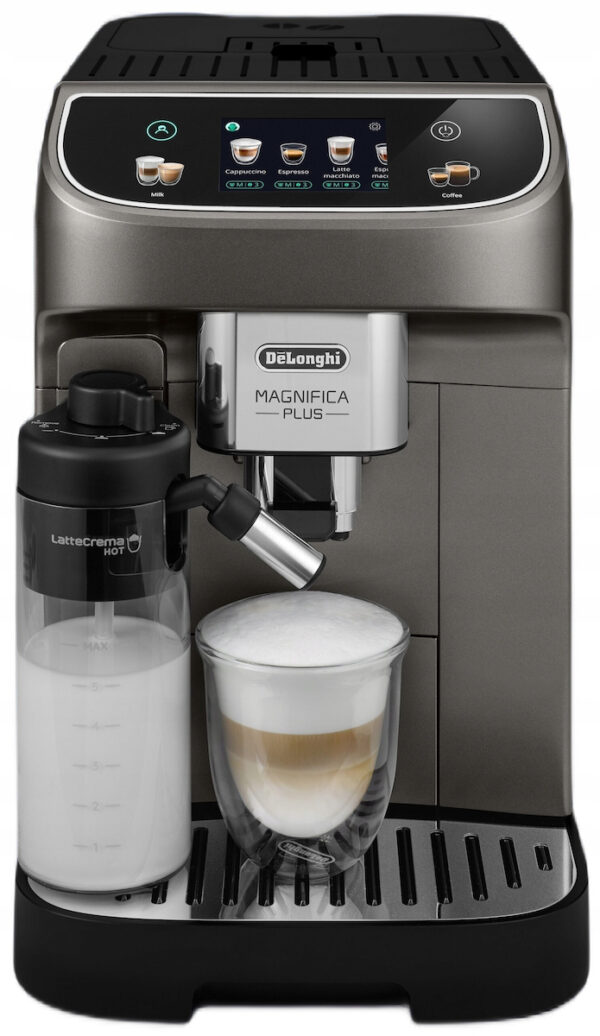 De'Longhi ECAM320.70.TB Magnifica Plus Αυτόματη Μηχανή Espresso 1450W Πίεσης 15bar για Cappuccino με Μύλο Άλεσης Γκρι - Image 6