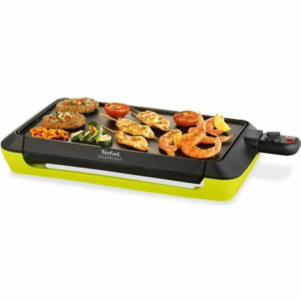 Tefal CB6603 Plancha Επιτραπέζια Ηλεκτρική Ψησταριά Λείας Πλάκας 2000W με Ρυθμιζόμενο Θερμοστάστη 46x24εκ. - Image 2