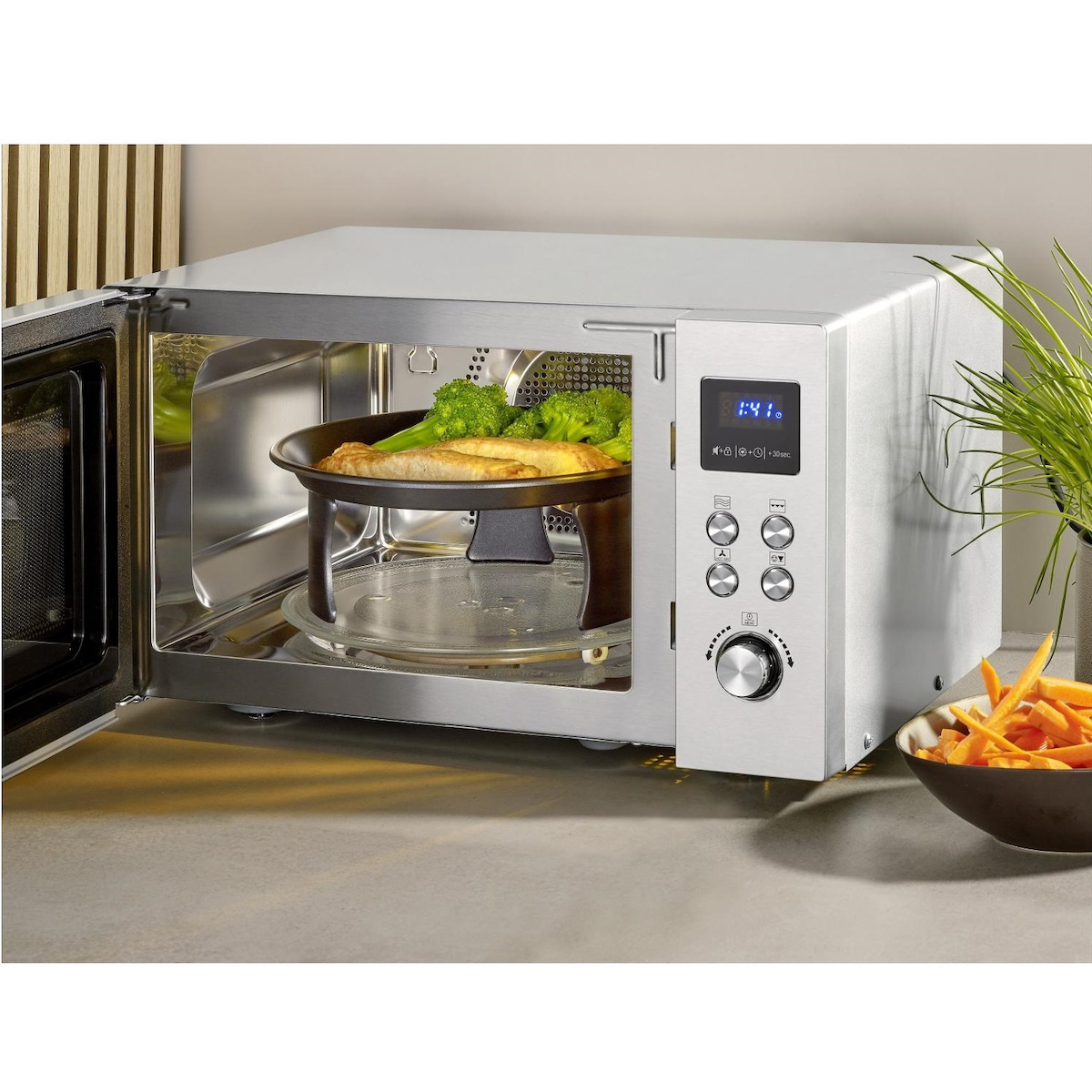 Severin MW7918 Φούρνος Μικροκυμάτων με Grill 25lt Inox - Image 3