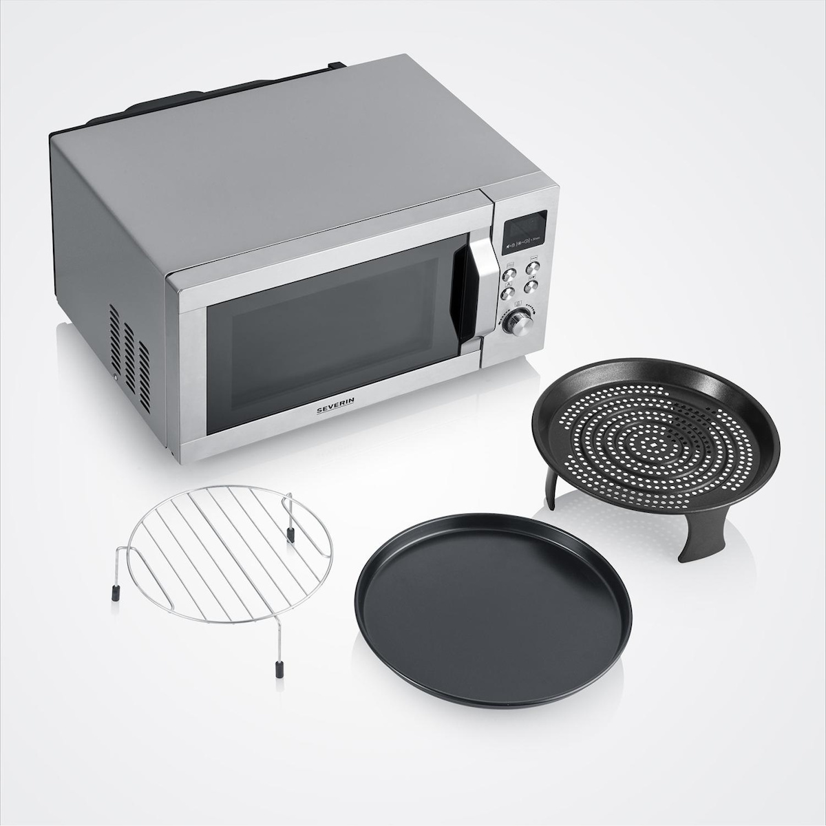 Severin MW7918 Φούρνος Μικροκυμάτων με Grill 25lt Inox - Image 5