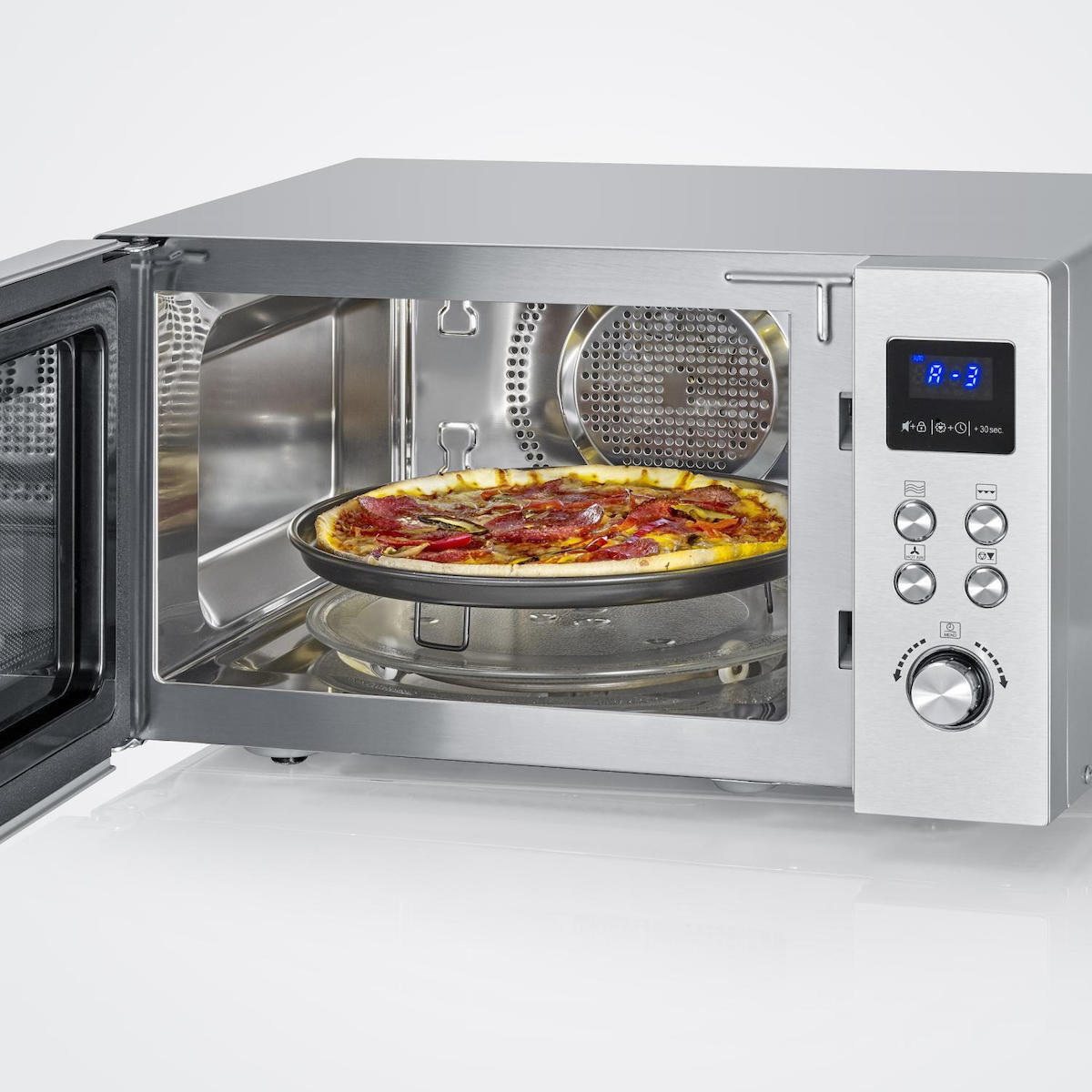 Severin MW7918 Φούρνος Μικροκυμάτων με Grill 25lt Inox - Image 6