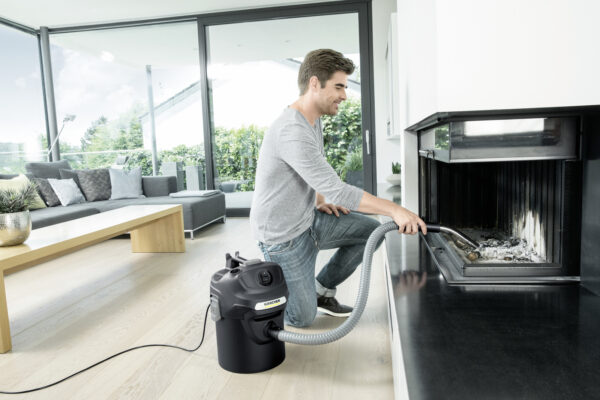 Karcher Ash Vacuum AD 2 Σκούπα Στάχτης 600W με Κάδο 14lt - Image 6