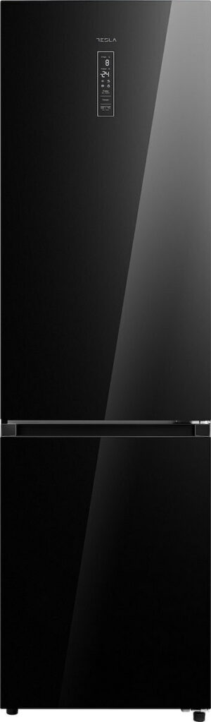 Tesla Ψυγειοκαταψύκτης 378lt Total NoFrost Υ201xΠ59.5xΒ66εκ. Μαύρος RC3800FMB
