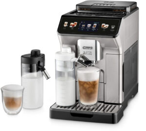 De'Longhi Ecam450.86.t Eletta Explore Αυτόματη Μηχανή Espresso 1450W Πίεσης 19bar για Cappuccino με Μύλο Άλεσης Ασημί