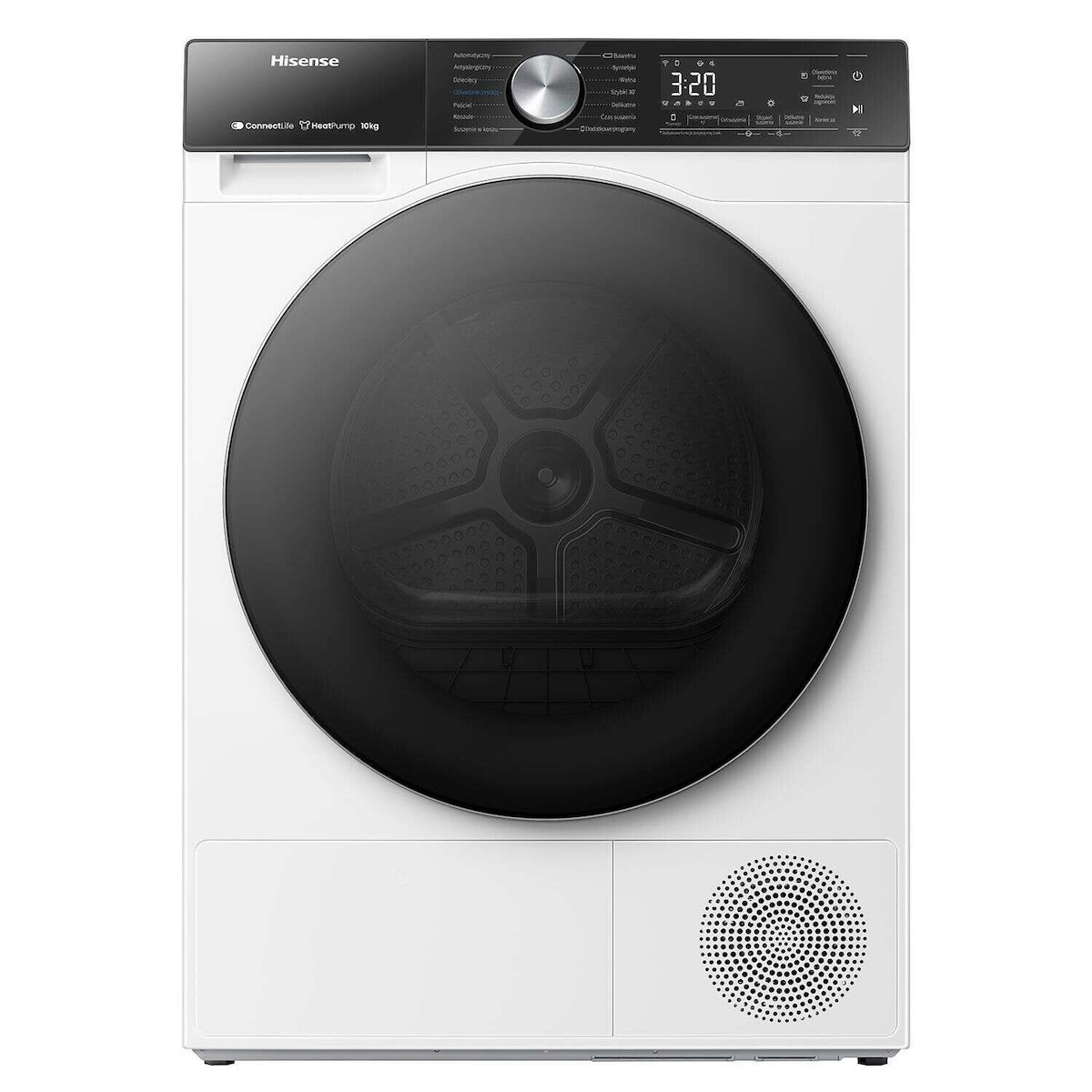 Hisense DH5S102BW Στεγνωτήριο 10kg A+++ με Αντλία Θερμότητας - Image 2