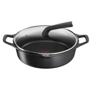 Tefal Robusto Βαθιά Κατσαρόλα από Χυτό Αλουμίνιο 28cm E24972