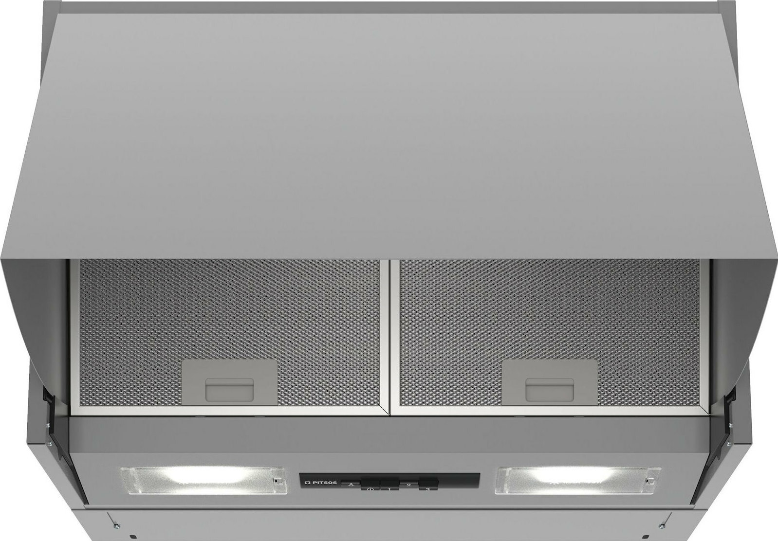 Pitsos 2MIB60L Πτυσσόμενος Απορροφητήρας 60cm Γκρι