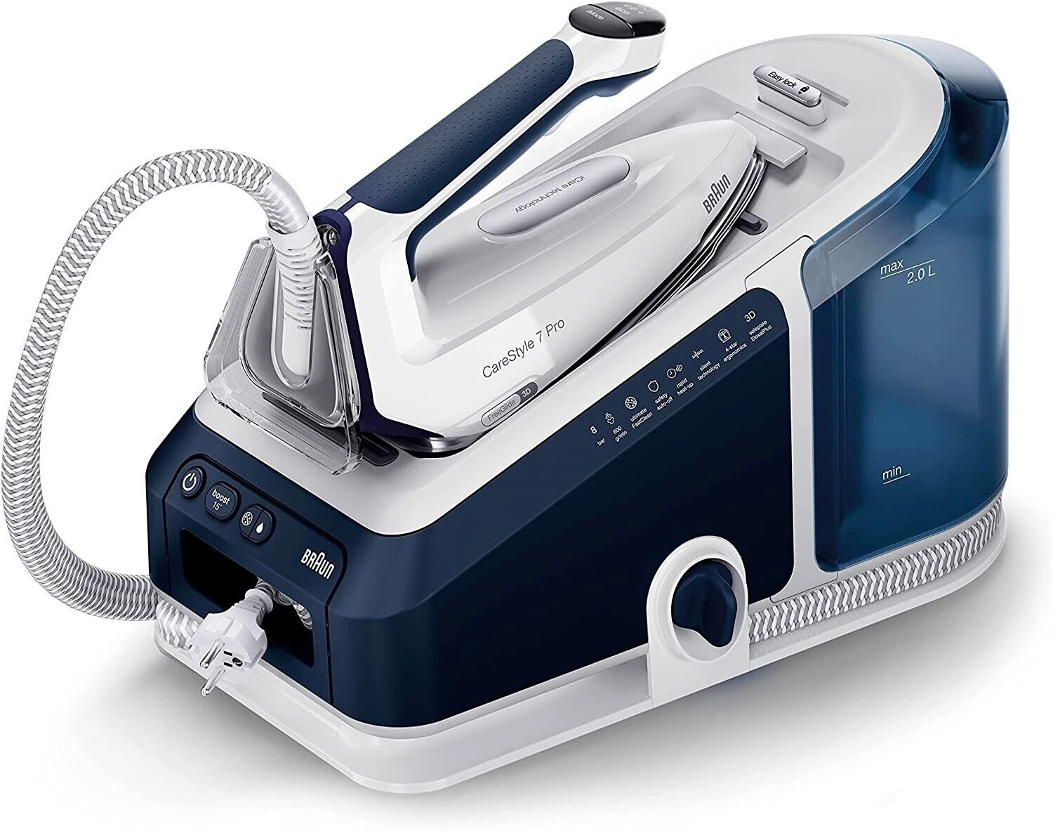 Braun CareStyle 7 Pro IS 7282 Σύστημα Σιδερώματος Πίεσης 8bar με Δοχείο 2lt