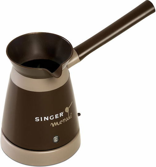 Singer Meraki CM1110BR Ηλεκτρικό Μπρίκι 800W με Χωρητικότητα 330ml Καφέ - Image 3