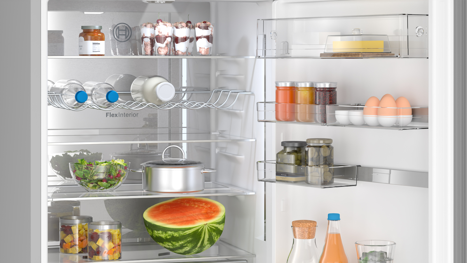 Bosch KGN49LBCF Ψυγειοκαταψύκτης 440lt NoFrost Υ203xΠ70xΒ66.7εκ. Μαύρος - Image 5