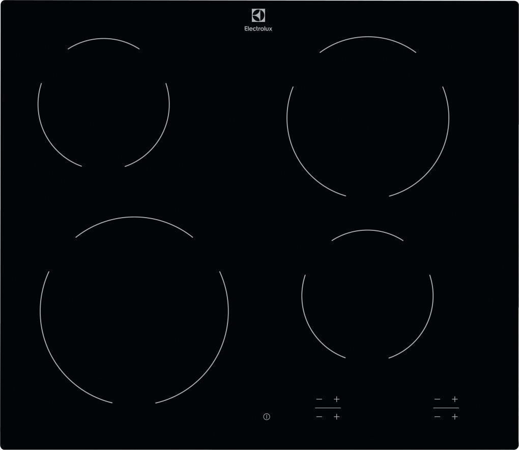 Electrolux Κεραμική Εστία Αυτόνομη με Λειτουργία Κλειδώματος 59.2x52.2εκ. EHF6240IOK