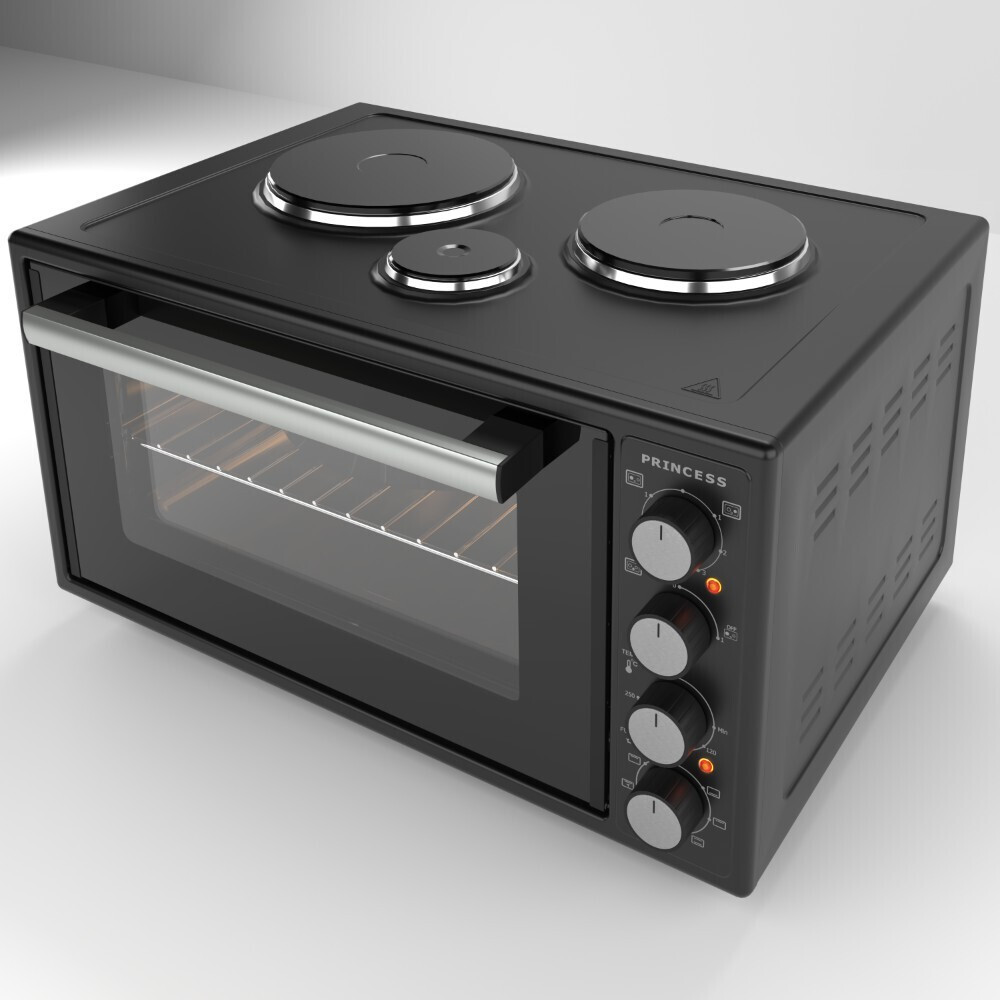 Princess MOV45L Ηλεκτρικό Φουρνάκι 45lt Χωρίς Εστίες με Αέρα Μωβ - Image 5