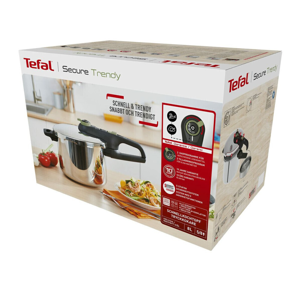 Tefal Secure Τrendy P2584402 Χύτρα Ταχύτητας 8lt - Image 4