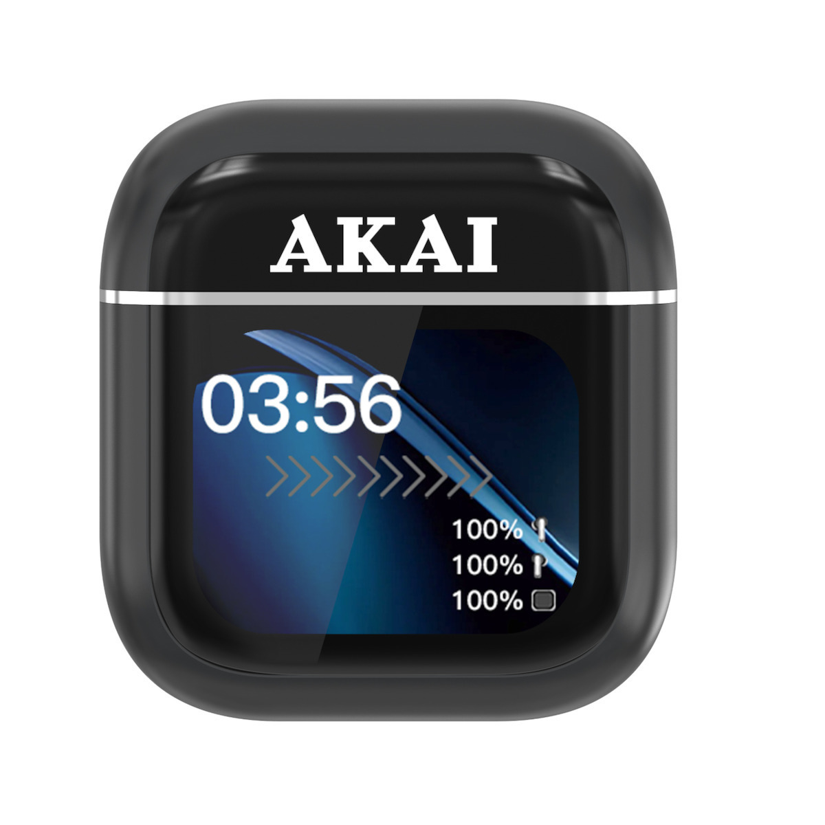 Akai BTE-J600BK In-ear Bluetooth Handsfree Ακουστικά με Θήκη Φόρτισης Black - Image 3