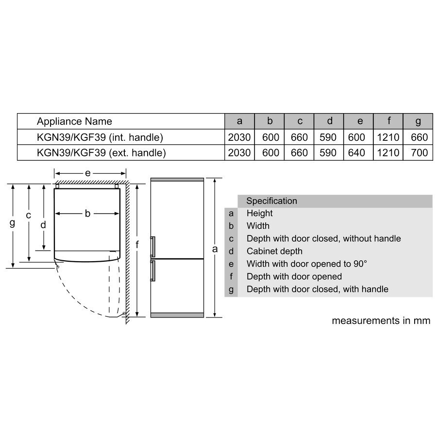 Bosch Ψυγειοκαταψύκτης 368lt Total NoFrost Υ201xΠ60xΒ66εκ. Ασημί KGN39VIDB - Image 3