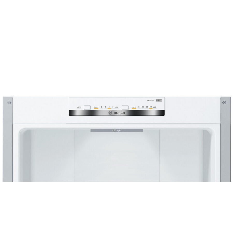 Bosch Ψυγειοκαταψύκτης 368lt Total NoFrost Υ201xΠ60xΒ66εκ. Ασημί KGN39VIDB - Image 5