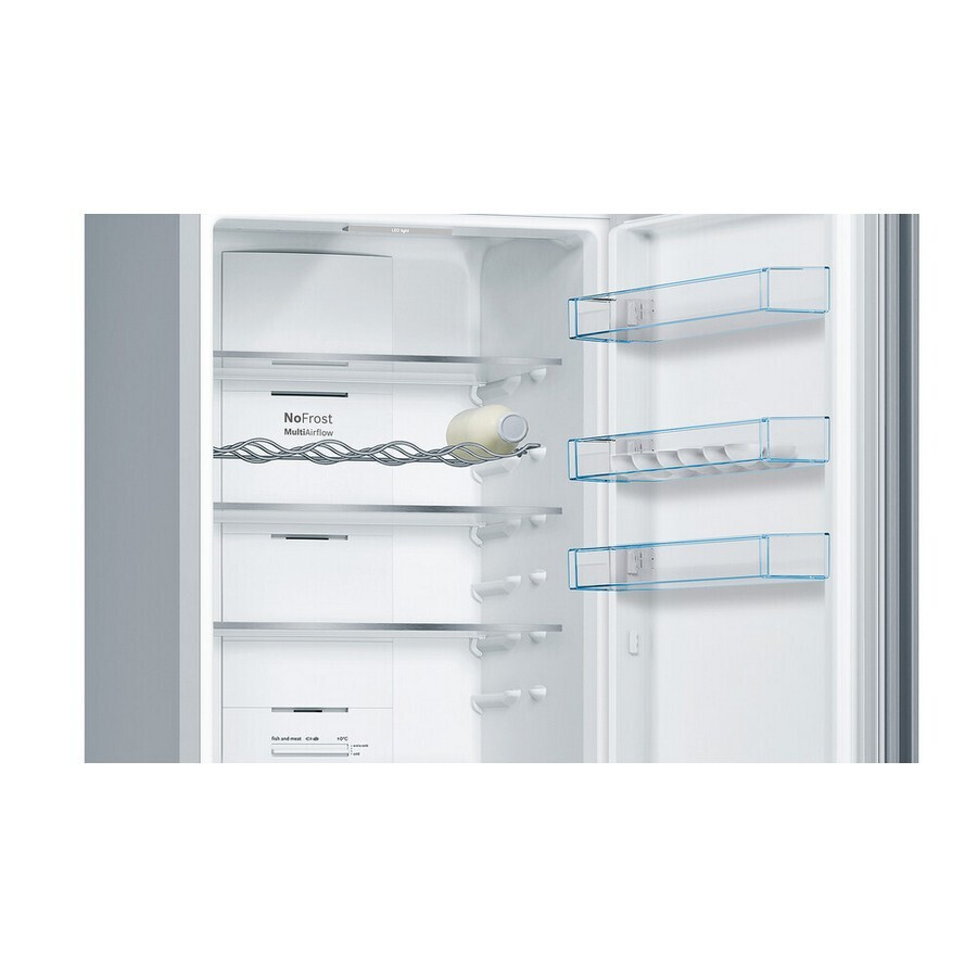 Bosch Ψυγειοκαταψύκτης 368lt Total NoFrost Υ201xΠ60xΒ66εκ. Ασημί KGN39VIDB - Image 6