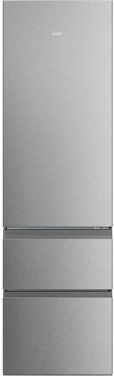 Haier Ψυγειοκαταψύκτης 414lt Total NoFrost Υ205xΠ59.5xΒ66.7εκ. Ασημί HTR3620ENMG