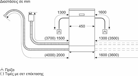 Bosch SPV4HKX12E Πλήρως Εντοιχιζόμενο Πλυντήριο Πιάτων με Wi-Fi για 10 Σερβίτσια Π44.8xY81.5εκ. - Image 5