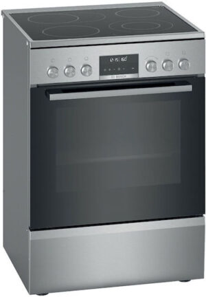Bosch HKS79U250 Κουζίνα Πυρολιτική 63lt με Κεραμικές Εστίες Π60εκ. Inox