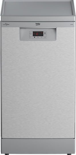 Beko BDFS15020X Ελεύθερο Πλυντήριο Πιάτων για 10 Σερβίτσια Π44.8xY85εκ. Inox