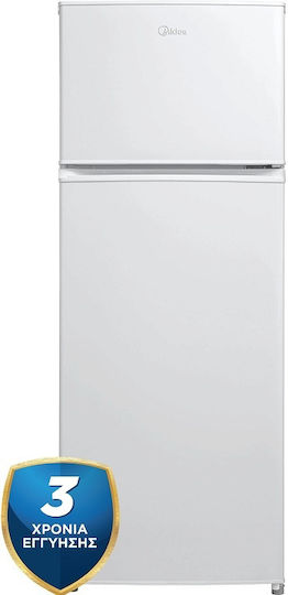 Midea MDRT294FGΕ01 Ψυγείο Δίπορτο 204lt Υ143xΠ55xΒ55εκ. Λευκό